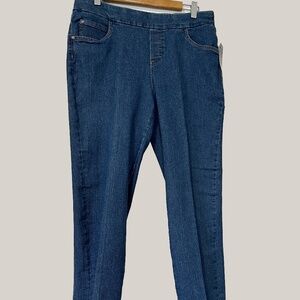 N Touch Pull-On Band Stretch Jeans Women's 6 Petite NWT